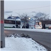 В Красноярске автобус врезался в легковушку. Есть пострадавший