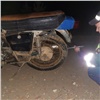 Под Богучанами пьяный водитель неисправного мотоцикла выехал на встречку и врезался в школьника на мопеде