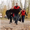 В Красноярске во время экологической игры с острова Молокова вывезли 1,5 тонны мусора