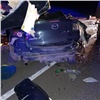 Водитель и пассажир легковушки погибли при столкновении с грузовиком в Красноярском крае 