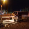 В Красноярске водитель упал с Николаевского моста после ДТП с пострадавшими (видео)