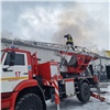 Пожар произошел на складе пивзавода в Красноярске (видео)