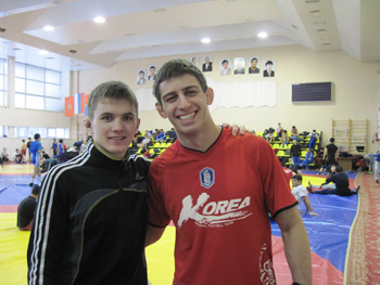 Франческо в спортзале